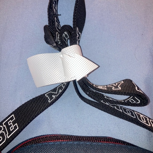 Disney Mickey Mouse Navy and Red Crossbody Bag - Picture 4 of 5